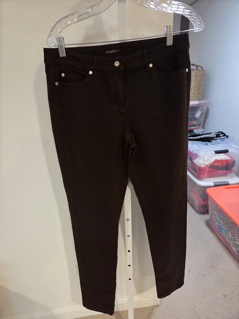 J. McLaughlin Dark Brown Skinny Jeans